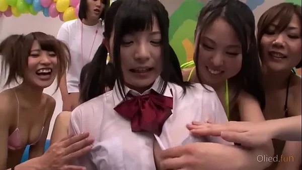 Fans have fun with model